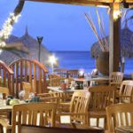 Dinning room on the beach.
